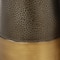 The Novogratz Set of 2 Dark Grey Metal Rustic Vase, 20&#x22;, 15&#x22;